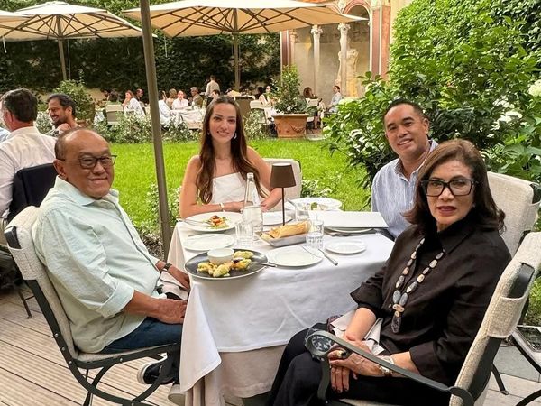 Keseruan Nia Ramadhani Makan Bareng Keluarga Bakrie dan Geng Cendol