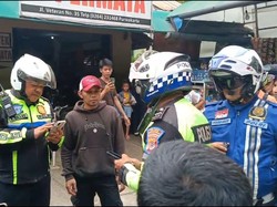 Aksi Heroik Polantas Polres Purwakarta Gagalkan Aksi Pencurian Motor