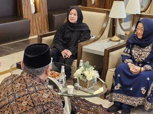 Megawati Tiba di Saudi Didampingi Puan dan Pratama, Bakal Tunaikan Umroh