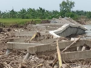 Baru 2 Bulan, Proyek Senilai Hampir Rp 40 M di Bojonegoro Ambruk Baru 2 Bulan, Proyek Senilai Hampir Rp 40 M di Bojonegoro Ambruk