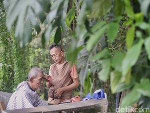 Sejuk, Asyik, Potong Rambut di Bawah Pohon