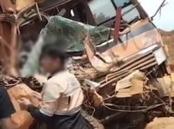 Tabrakan Maut 2 Truk Tambang di Konawe Utara gegara Rem Blong, 1 Sopir Tewas