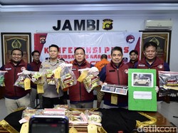 Polda Jambi Tangkap 3 Kurir Narkoba Jaringan Internasional, 12 Kg Sabu Disita