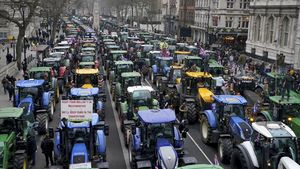Traktor Petani Kuasai Jalanan London, Protes Kenaikan Pajak