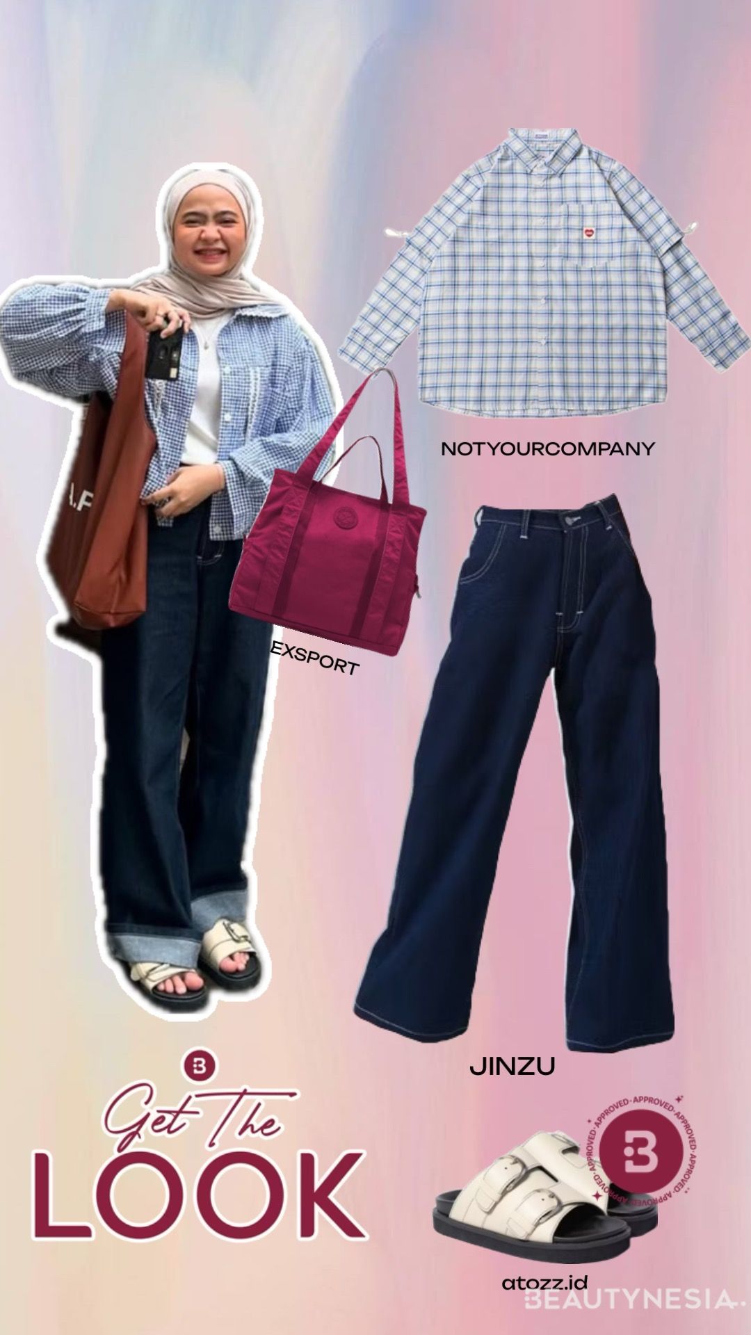 Get The Look: Inspirasi Outfit Santai ala Influencer Maryam Nurul, Cocok buat Nongkrong!