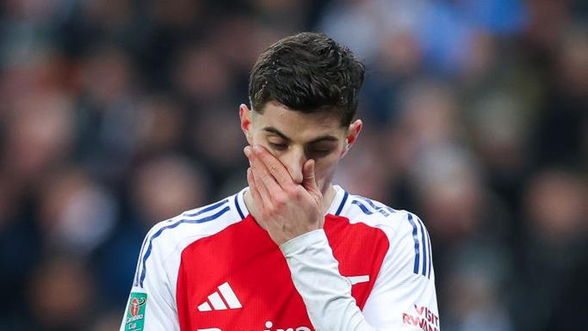 Kai Havertz harus menepi hingga akhir musim akibat cedera hamstring. Foto: Getty Images/James Gill - Danehouse