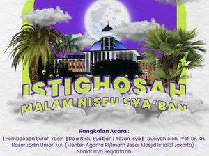 Agenda Malam Nisfu Syaban di Masjid Istiqlal: Yasinan - Kajian Bersama Menag Agenda Malam Nisfu Syaban di Masjid Istiqlal: Yasinan - Kajian Bersama Menag