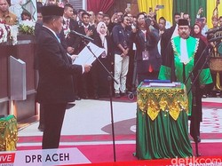 Mendagri Lantik Gubernur-Wagub Aceh, Jusuf Kalla Hadir