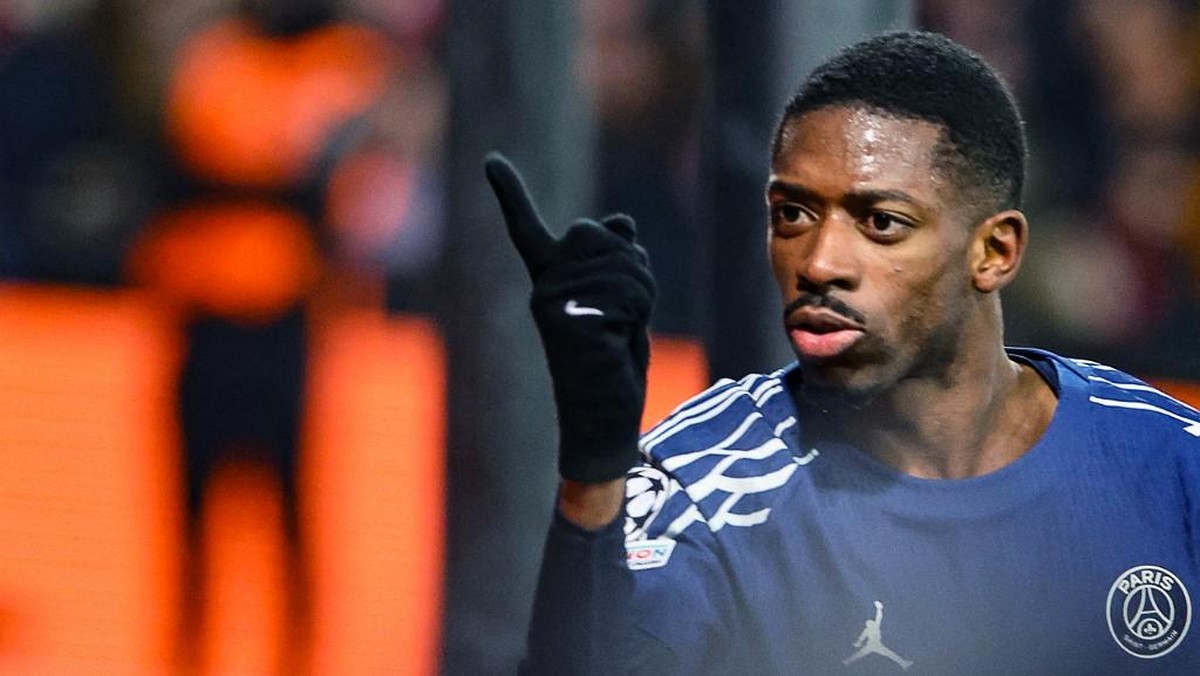 Ousmane Dembele gacor di 2025. (Foto: AFP/FRED TANNEAU)