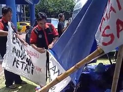 Sudah 3 Hari, Tenda Petani Pundenrejo di Kantor BPN Pati Dibongkar Paksa