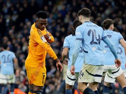 15 UCL Nih Bos! Gaya Tengil Vinicius Balas Ejekan Fans Man City