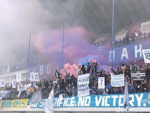 Api Semangat di GBLA Jelang Lawan Persija