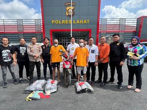 2 Bandar Narkoba di Lahat Ditangkap Polisi, Ganja 7,6 Kg Disita