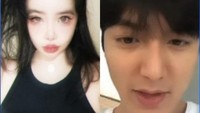 Park Bom Bikin Geger Lagi, Unggah Editan Video Call Bareng Lee Min Ho