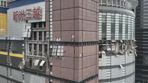 Potret Kerusakan di Toserba Taiwan yang Meledak, 4 Orang Tewas