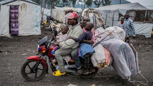 Rempongnya Warga Kongo Evakuasi Diri gegara Konflik Bersenjata