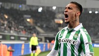 Antony langsung ngegas, delapan gol dan lima assist dikemasnya dari 21 laga di seluruh kompetisi. Sejak debut di Real Betis, Antony catatkan rating terbaik (Getty)
