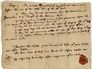 Surat Isaac Newton Abad ke-17 Prediksi Kapan Kiamat Terjadi Surat Isaac Newton Abad ke-17 Prediksi Kapan Kiamat Terjadi
