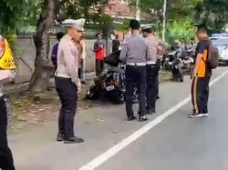 Laka Maut Bendum Demokrat Renville, Moge Sempat Terpental Puluhan Meter