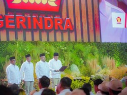 Bacakan Jati Diri Kader di HUT-17 Gerindra, Bobby: Tidak Pernah Saya Sangka