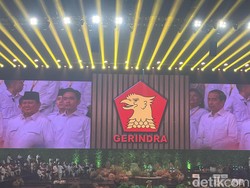 Jajaran Menteri Prabowo hingga Ketum Parpol KIM Hadiri HUT Gerindra ke-17