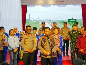 Kapolri Resmikan Jalan-Irigasi di Garongan Yogya, Dorong Peningkatan Ekonomi