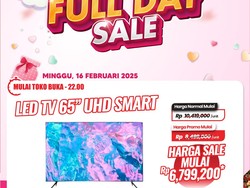 Transmart Full Day Sale! LED TV 65 Inch UHD Smart Harga Miring Rp 6,7 Juta