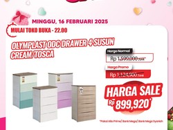 Laci 4 Susun di Transmart Full Day Sale Diskon Rp 600 Ribuan