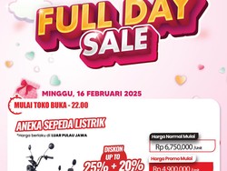 Sepeda Listrik di Transmart Full Day Diskon!