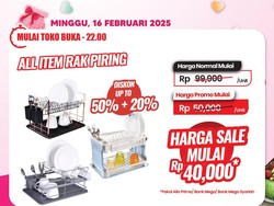 Diskon Rak Piring di Transmart Full Day Sale, Harga Mulai Rp 40 Ribu