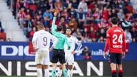 Mereka adalah Ferland Mendy, Vinicius, Modric, Bellingham, Tchouameni, Camavinga, Mbappe, Rudiger, Lucas Vazquez, dan Asencio (Getty Images/Ion Alcoba Beitia)