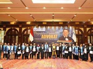 Otto Hasibuan Lantik 523 Calon Advokat Peradi, Ingatkan Patuhi Kode Etik