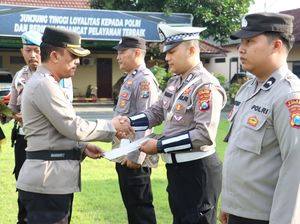 14 Personel Polres Mojokerto Kota Dapat Penghargaan di Hari Kesadaran Nasional 14 Personel Polres Mojokerto Kota Dapat Penghargaan di Hari Kesadaran Nasional