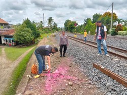 Pria di Prabumulih Tewas Usai Tertemper Kereta Api