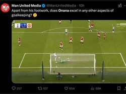 Onana bahkan dipertanyakan kemampuan basic-nya soal menjadi kiper. Duh. (Foto: X.com/ManUnitedMedia)
