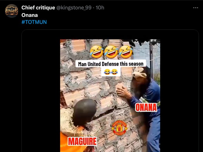 meme,andre onana,meme sepakbola,meme mu,meme onana,manchester united,tottenham vs man united,tottenham vs mu,liga inggris,premier league
