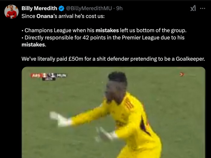meme,andre onana,meme sepakbola,meme mu,meme onana,manchester united,tottenham vs man united,tottenham vs mu,liga inggris,premier league