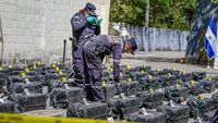 Penampakan 1,7 Ton Kokain yang Disita Pihak Berwenang El Salvador
