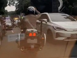 Viral Polantas di Bogor Kota Lawan Arus Kawal Pasien Sakit, Warga Apresiasi