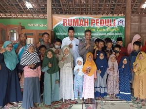 Aiptu Budi Wahono Bantu Anak Yatim hingga Modali Peternak Kambing di Sragen