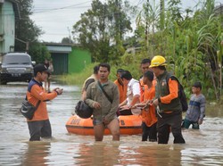 Ratusan Rumah di Banyuasin Terendam Banjir, Ketinggian Air Capai Satu Meter