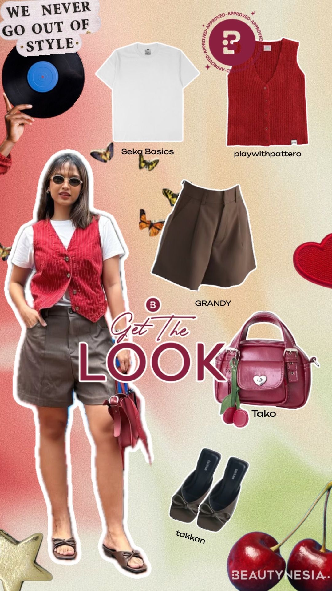 Get The Look: Ide OOTD Pakai Vest dengan Kombinasi Warna yang Eye Catching ala Tasya Kissty