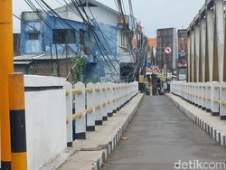 Jembatan Motor yang Nyaris Ambruk di Cirebon Kini Bisa Dilintasi