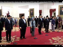 Prabowo Lantik Muhammad Ateh Jadi Kepala BPKP, Amalia Kepala BPS