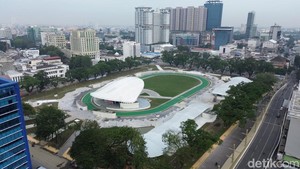 Lapangan Merdeka Medan yang Dirusak Usai Diresmikan