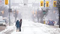 Potret Toronto Diselimuti Salju Tebal