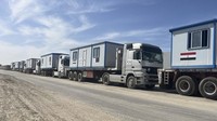 Truk Bantuan Siap Masuk Gaza, Angkut Rumah Sementara-Alat Berat