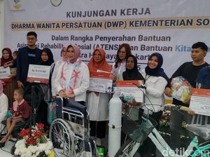 DWP Kemensos Beri Bantuan ke Anak Penderita Penyakit Berat di Jaktim
