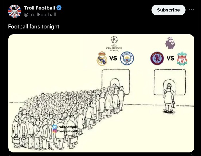 Meme Madrid vs Man City