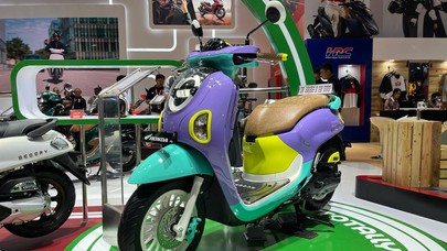 Lucu! Begini Tampilan Honda Scoopy yang Dimodifikasi Bergaya Retro Stylish